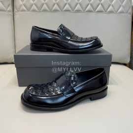 Bottega Veneta Woven Calf Leather Casual Shoes For Men