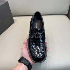 Bottega Veneta Woven Calf Leather Casual Shoes For Men