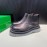 Bottega Veneta Fashion Cowhide Thick Soled Short Chelsea Boots Transparent Color