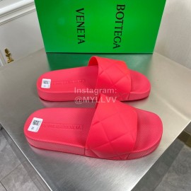 Bottega Veneta Summer Plaid Slippers For Men And Women Red