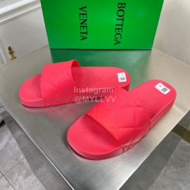 Bottega Veneta Summer Plaid Slippers For Men And Women Red