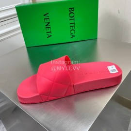Bottega Veneta Summer Plaid Slippers For Men And Women Red