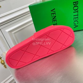 Bottega Veneta Summer Plaid Slippers For Men And Women Red