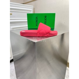 Bottega Veneta Summer Plaid Slippers For Men And Women Red