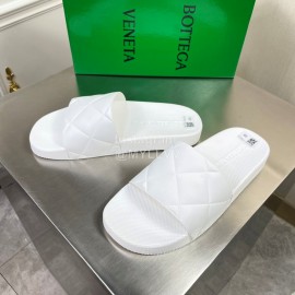 Bottega Veneta Summer Plaid Slippers For Men And Women White