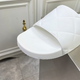 Bottega Veneta Summer Plaid Slippers For Men And Women White