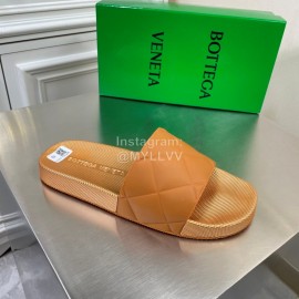 Bottega Veneta Summer Plaid Slippers For Men And Women Brown