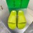 Bottega Veneta Summer Plaid Slippers For Men And Women Green