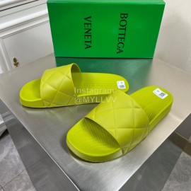Bottega Veneta Summer Plaid Slippers For Men And Women Green