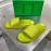 Bottega Veneta Summer Plaid Slippers For Men And Women Green