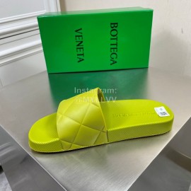 Bottega Veneta Summer Plaid Slippers For Men And Women Green