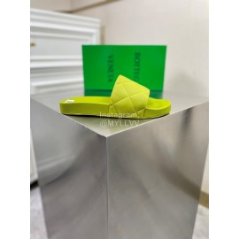 Bottega Veneta Summer Plaid Slippers For Men And Women Green