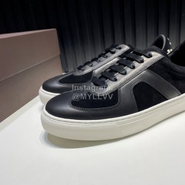 Bottega Veneta Calf Leather Casual Sneakers For Men Black