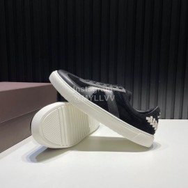 Bottega Veneta Calf Leather Casual Sneakers For Men Black