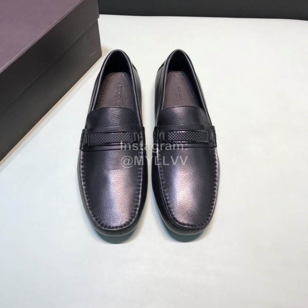 Bottega Veneta Calf Leather Casual Shoes For Men 
