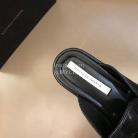 Bottega Veneta Soft Woven Cowhide Sandals For Men Black