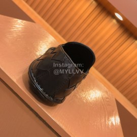 Bottega Veneta New Woven Calf Leather Casual Shoes For Men Black