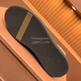 Bottega Veneta Woven Calf Leather Lace Up Shoes For Men Coffee