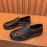 Bottega Veneta Fashion Woven Calf Leather Shoes For Men Coffee