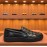 Bottega Veneta Fashion Woven Calf Leather Shoes For Men Black