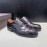 Bottega Veneta New Black Woven Cowhide Lace Up Shoes For Men 