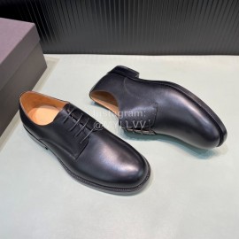 Bottega Veneta New Cowhide Lace Up Shoes For Men Black