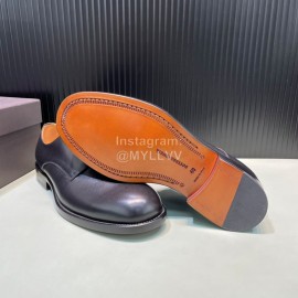 Bottega Veneta New Cowhide Lace Up Shoes For Men Black