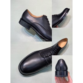 Bottega Veneta New Cowhide Lace Up Shoes For Men Black