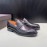 Bottega Veneta Black Cowhide Business Shoes For Men