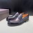 Bottega Veneta Black Cowhide Business Shoes For Men