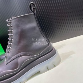 Bottega Veneta Black Leather Thick Soled Chelsea Boots For Men