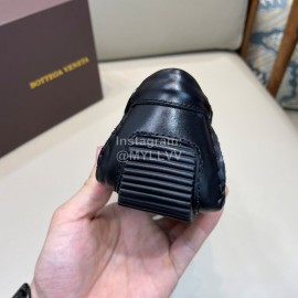 Bottega Veneta Bow Braided Cowhide Casual Shoes For Men