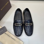 Bottega Veneta Braided Cowhide Casual Shoes For Men