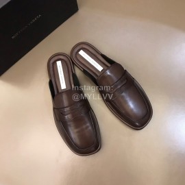 Bottega Veneta Soft Cowhide Casual Scandals For Men Coffee
