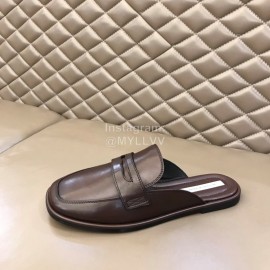 Bottega Veneta Soft Cowhide Casual Scandals For Men Coffee