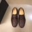 Bottega Veneta Woven Cowhide Shoes For Men Reddish Brown