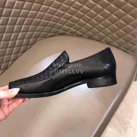Bottega Veneta New Woven Cowhide Shoes For Men Black