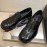 Bottega Veneta Woven Patent Leather Shoes For Men Black