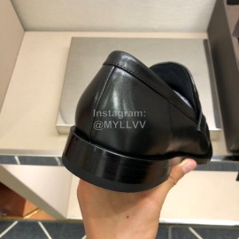 Bottega Veneta Woven Leather Black Shoes For Men 