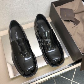 Bottega Veneta New Patent Leather Shoes For Men Black