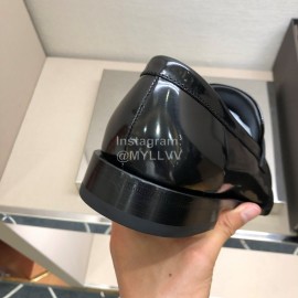 Bottega Veneta New Patent Leather Shoes For Men Black