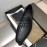 Bottega Veneta Leather Woven Casual Shoes For Men Black