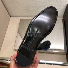 Bottega Veneta Leather Woven Casual Shoes For Men