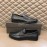Bottega Veneta Black Leather Business Shoes For Men