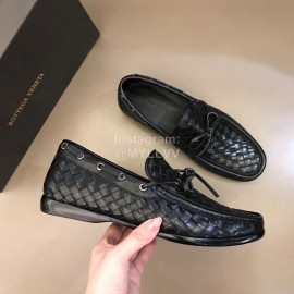 Bottega Veneta Woven Bow Leather Business Shoes For Men