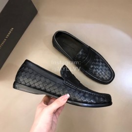 Bottega Veneta Woven Leather Business Shoes For Men