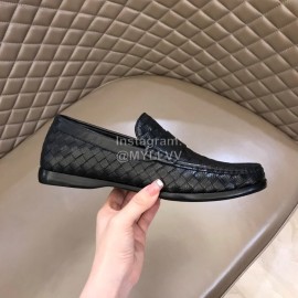 Bottega Veneta Woven Leather Business Shoes For Men