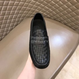 Bottega Veneta Woven Leather Business Shoes For Men