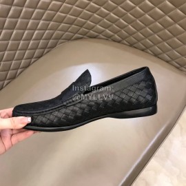 Bottega Veneta Woven Leather Business Shoes For Men