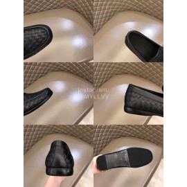 Bottega Veneta Woven Leather Business Shoes For Men